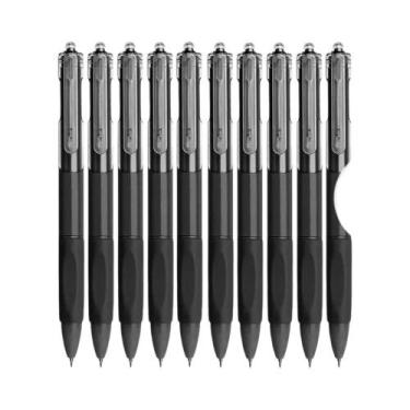 Imagem de Conjunto De Canetas Gel Com Tinta Preta 1/5/10 Ponta Fina De 0,5mm ST 