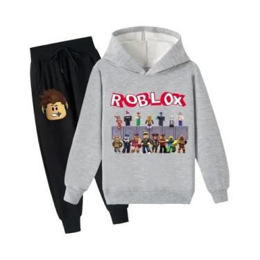 Imagem de Conjunto De Moletom Roblox Anime Para Crianças, Moda Harajuku Para Men