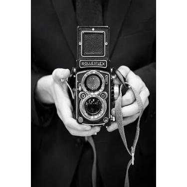 Imagem de susimond Arte de parede em tela abstrata, 50 x 76 cm, arte de parede grande para sala de estar, para parede pinturas modernas decoração de parede sala de estar (câmera preta e cinza, 76 cm C x 50 cm L