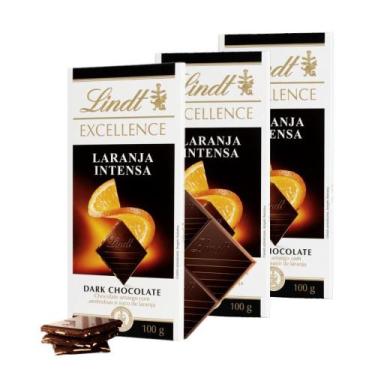 Imagem de 3 Barras Chocolate - Intense Orange - Lindt Excellence, Intense Orange