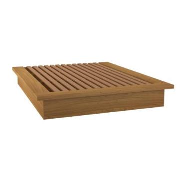 Imagem de Cama Casal em MDF TW22 Dalla Costa, Freijo