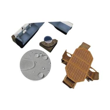 Imagem de Toldo De Sol Triangular Impermeável Multitamanho Para Jardim, Pátio, F