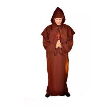 Imagem de Fantasia Frei Ou Padre Adulto - Alegria Alegria