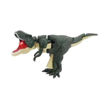 Imagem de Brinquedo Infantil De Dinossauro Com Som, Modelo Telescópico De Balanç