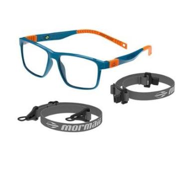 Imagem de Armação de Óculos Infantil Mormaii Trick M6122k1551 Azul Brilho cat1-Masculino