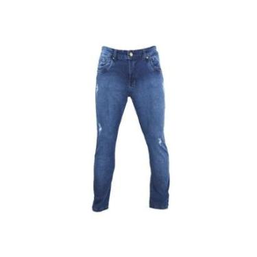 Imagem de CALÇA BIVIK JEANS SEM ESTAMPA AZUL - MASCULINO-Masculino