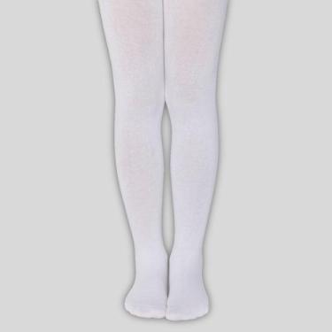Imagem de Meia Calça Feminina Infantil Lobinha Cotton Lupo Cor:BrancoTamanho:3-5