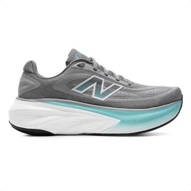Imagem de Tênis New Balance More V6 Masculino, 40, Grafite, Verde