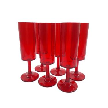 Imagem de Conjunto 10 Taças Flute Para Espumante Champagne Luxo 250 Ml