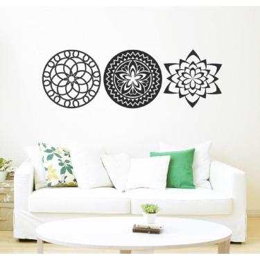 Imagem de Adesivo Decorativo De Parede Mandalas Redondas Grande
