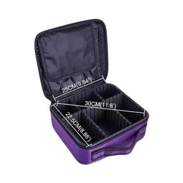Imagem de Bolsa De Maquiagem À Prova d'Água Para Viagem Feminina, Estojo De Arma