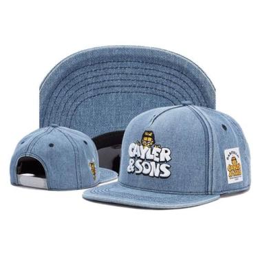 Imagem de Boné de beisebol Caylers Sons Anime Bordado Jeans Unissex - yiweisai