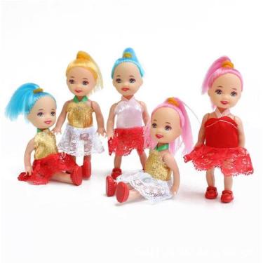 Imagem de Mini boneca Figure Toy, 10 cm, 5 unidades/lote, decoração de bolo - Yi