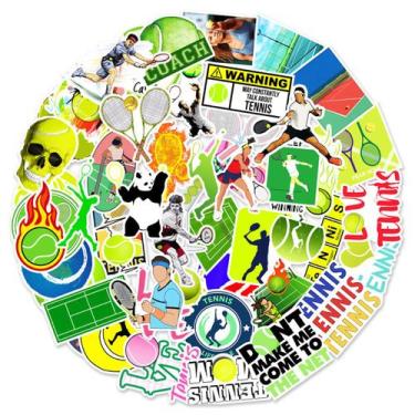 Imagem de Conjunto de adesivos Anime Sports Vinyl Cartoon para garrafa de água (