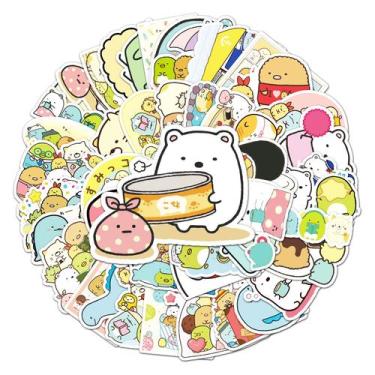 Imagem de Adesivos Sumikkogurashiss Anime à prova d'água de vinil 50 unidades - 
