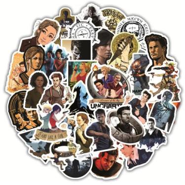 Imagem de Adesivos Uncharteds Anime em vinil impermeável, 50 unidades/pacote - y