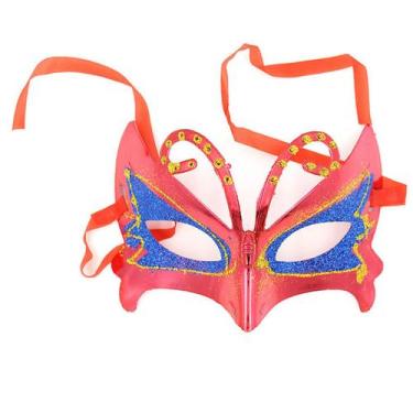 Imagem de Máscara, pintura de borboleta, meia face, princesa, Halloween, PVC - y