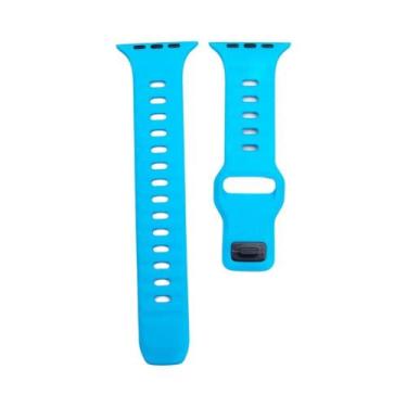 Imagem de Pulseira De Silicone Para Apple Watch Ultra 3 2 11 10 9 8 7 6 SE3 Com 
