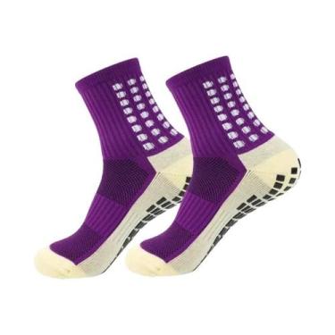 Imagem de Meias De Futebol Masculinas Antiderrapantes, Meias Esportivas Antiderr