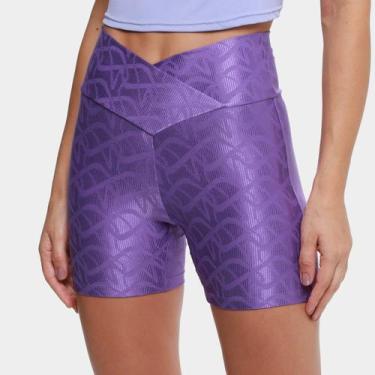 Imagem de Shorts Vestem Tulip Feminino, Roxo, GG
