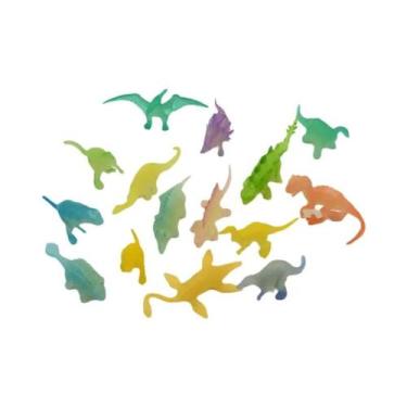 Imagem de Blocos De Dinossauro Que Brilham No Escuro, 8 16 Peças, Saco Jurassic 