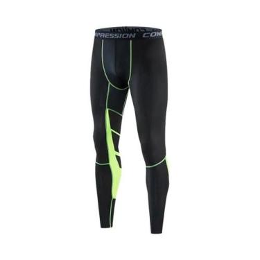 Imagem de Calças Leggings De Compressão Para Corrida Masculina, Calças Esportiva