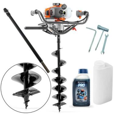 Imagem de Perfurador De Solo Husqvarna 541ea 41,5cc Broca Diametro 20cm Com Alon