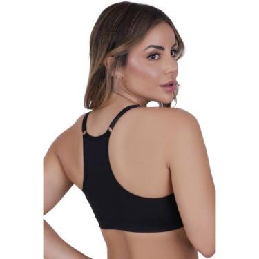 Imagem de Sutiã Nadador Bojo Soft de Microfibra - Biografia da Moda, Preto, G