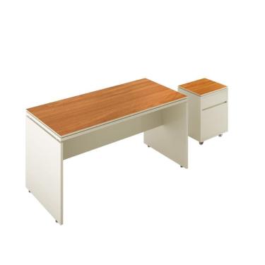 Imagem de Conjunto Liverpool Mesa Para Escritório e Gaveteiro  Organizador Com Rodízio- Vianossa