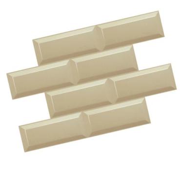 Imagem de Kit 10 Placas 3d Pvc Azulejo De Metrô CORES Brilho -1 M2 - WALLMAKE3D,