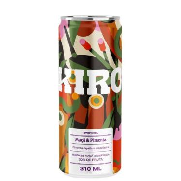 Imagem de Bebida Kiro Sabor Maçã e Pimenta Switchel Lata 310ml
