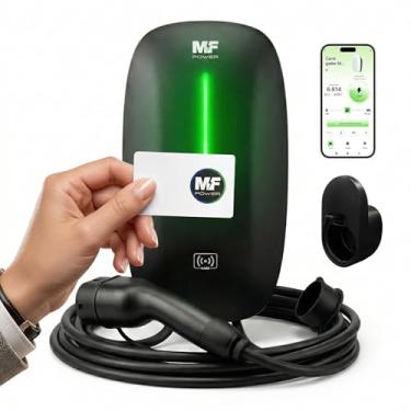 Imagem de Carregador para Carro Elétrico Wallbox MF Power, 7kW 32A 220V, Compatível com BYD Dolphin Song King, GWM Haval, GAC, Volvo, Geely, Jaecoo, Omoda