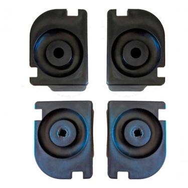 Imagem de Conjunto de Sapatas para Carrinho Lavanderia 370Lts Modelo Jsn para Reposição em Caixas...