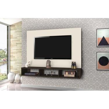 Imagem de Painel TV Anapolis Sala 50 Polegadas  - BASOTO BRASIL, Off White/Teka