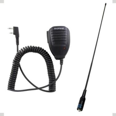Imagem de Antena Dual Band Nagoya 771 com Ptt Mike
