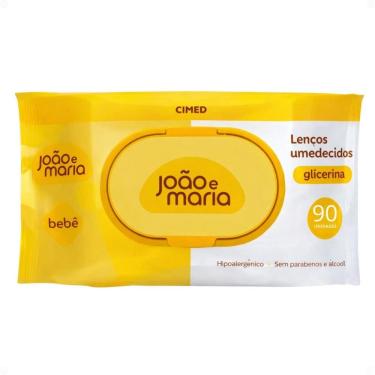 Imagem de Lenços Umedecidos Cimed João e Maria Glicerina Com 90 Unidades