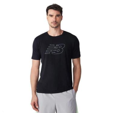Imagem de Camiseta Masculina New Balance Athletics Graphic Preto, Preto, M
