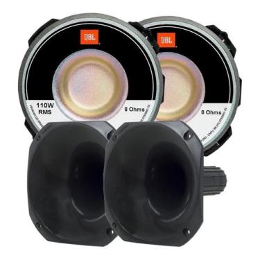 Imagem de Kit 2 Drivers Jbl Selenium D200X 110 Watts Rms + 2 Cornetas Curtas LC1