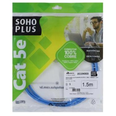 Imagem de Patch Cord U/utp Furukawa Sohoplus Cat5e Cmx 1.5m Azul-Claro