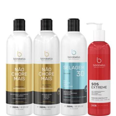 Imagem de Borabella Kit Não Chore + Selagem 3D 3x350ml + SOS