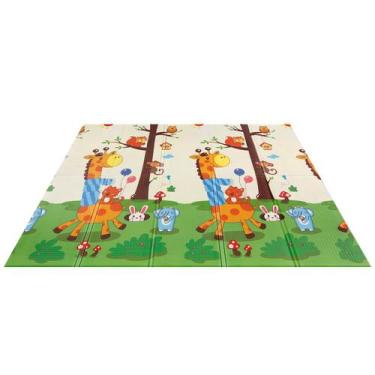 Imagem de Tapete Infantil de Atividades Emborrachado Antiderrapante Dobrável Tér
