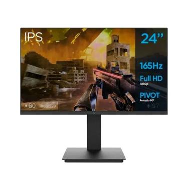 Imagem de Monitor Gamer Pivot 24" OX Órbita IPS Full HD 165Hz HDMI/DP