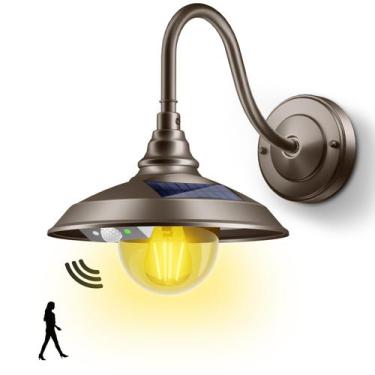 Imagem de Solar Barn Light SideInlar Vintage Waterproof com controle remoto - SI