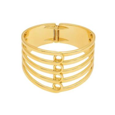 Imagem de Bracelete Seis Hastes - Banhado em Ouro 18k - Tri Gata Semijoias