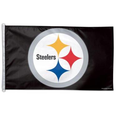 Imagem de Bandeira Grande 90x150 NFL Pittsburgh Steelers - Wincraft