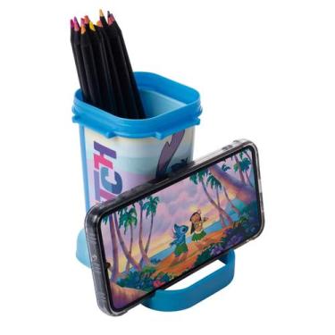 Imagem de Organizador Porta Lápis e Caneta com Suporte para Celular Plasutil, St
