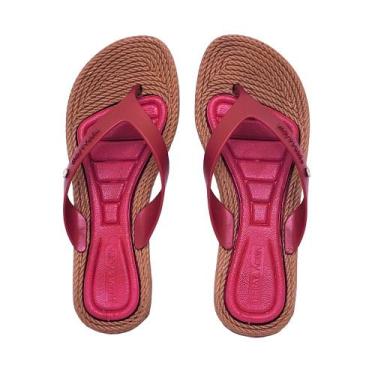 Imagem de Chinelo Tamanco Feminino Plataforma Anabela Terra Água Dedo - Terra E 