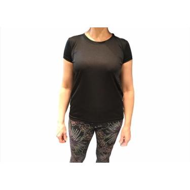 Imagem de Camiseta Dry Fit Feminina Fitness 100% Poliester Academia Treino Corri