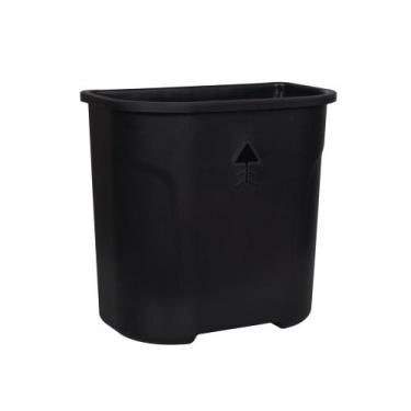 Imagem de Lixeira Suspensa 8 Litros Preta 26,5x27,5x17Cm 8256 Mor