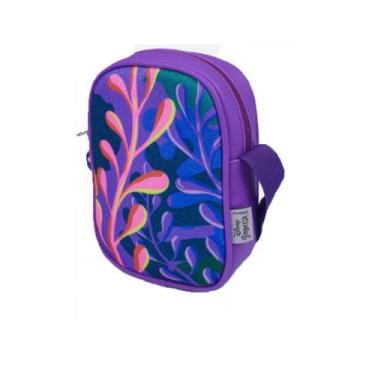 Imagem de Bolsa Infantil Pequena Sereia Live Action Pampili Roxo Com Glitter, Ro